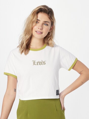 balts LEVI'S ® T-Krekls 'Graphic Homeroom Tee': no priekšpuses