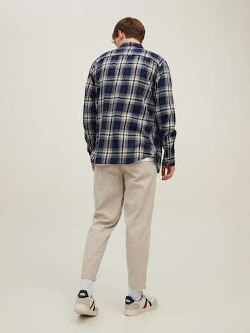 JACK & JONES Regular Veckad byxa 'BILL KICO' i brun