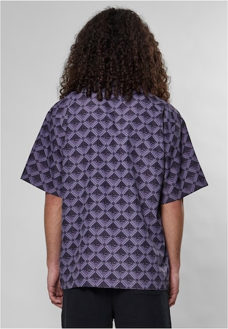 9N1M SENSE Comfort fit Button Up Shirt in Purple