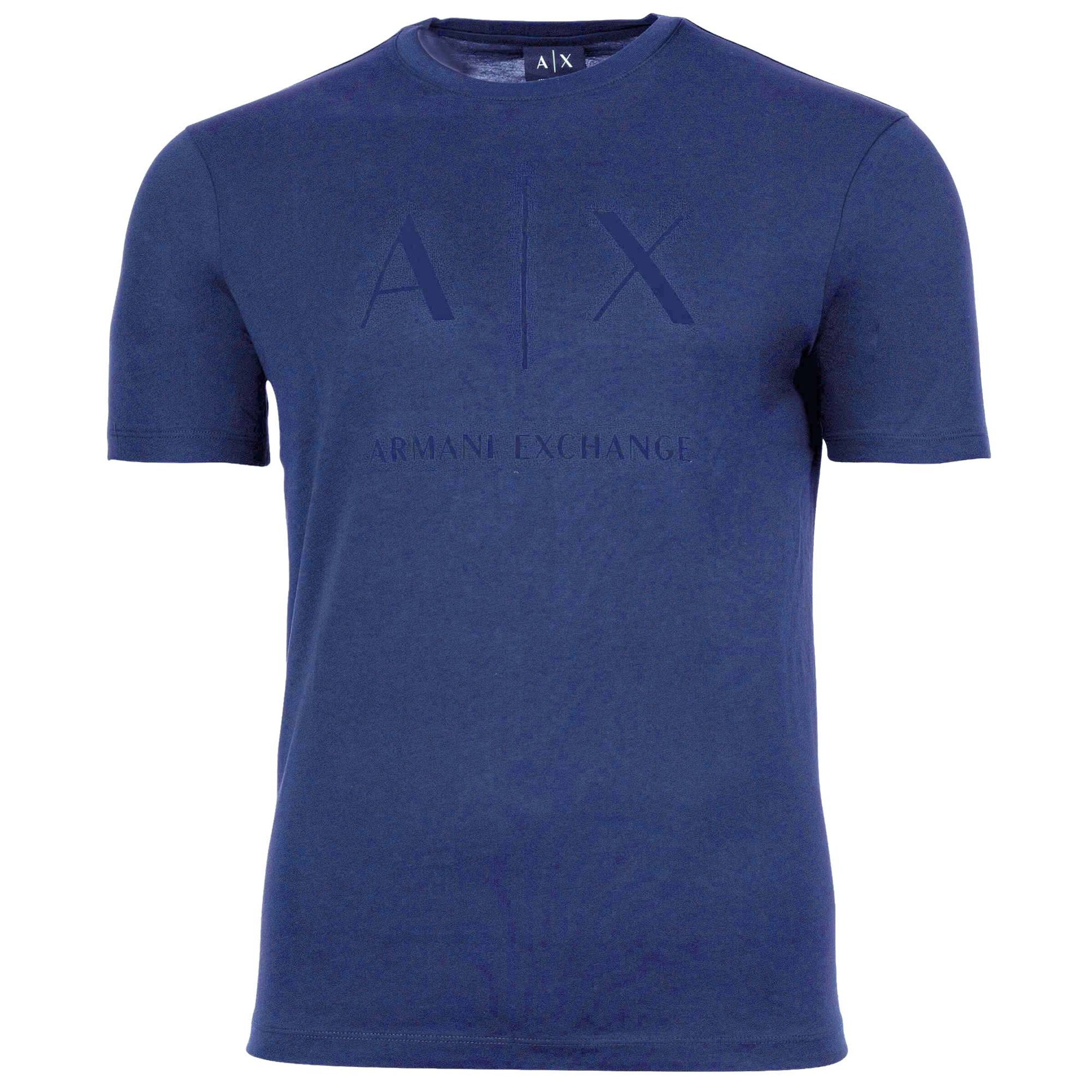 ARMANI EXCHANGE Koszulka w kolorze niebieski: przód