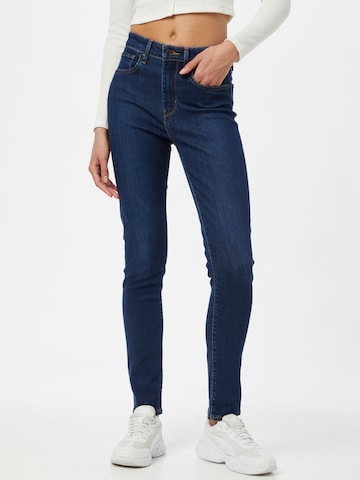 LEVI'S ® Skinny Jeans '721 High Rise Skinny' in Blauw: voorkant