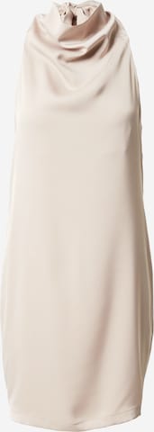 Misspap Cocktail Dress in Grey: front