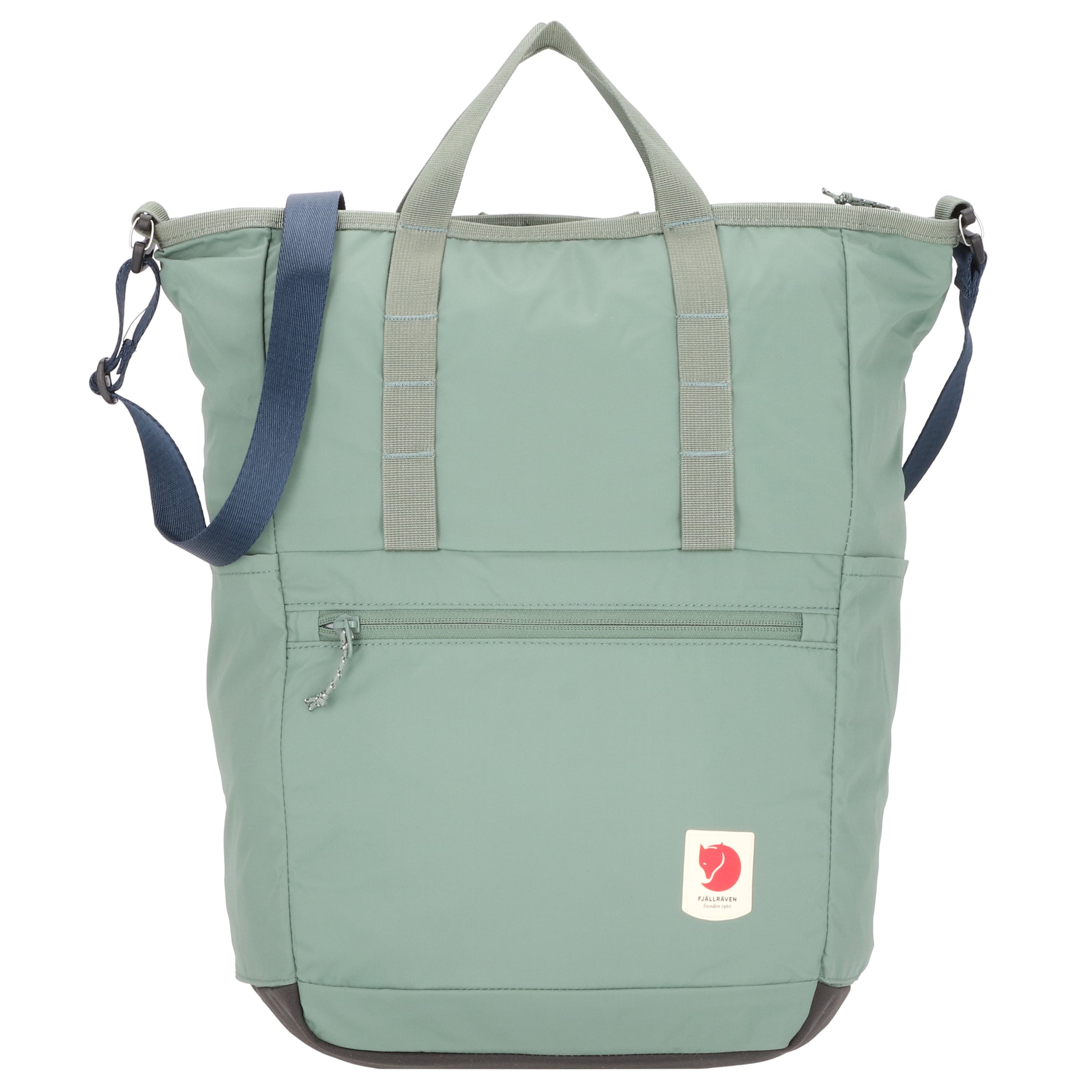 Zaino 'High Coast' di Fjällräven in verde: frontale
