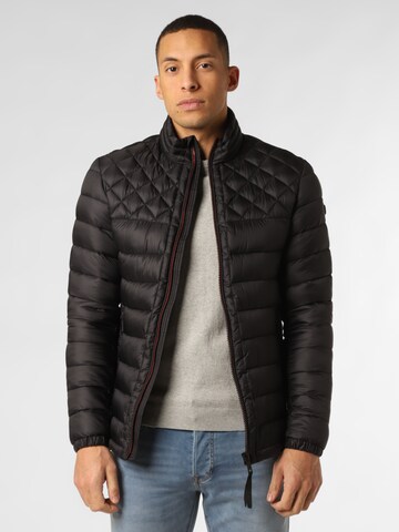 STRELLSON Between-Season Jacket 'Clason 2.0' in Black: front