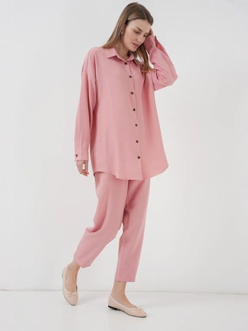 Bigdart - Calças de fato em rosa