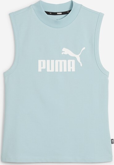 PUMA Sporttop 'ESS' in de kleur Lichtblauw / Zwart / Wit, Productweergave