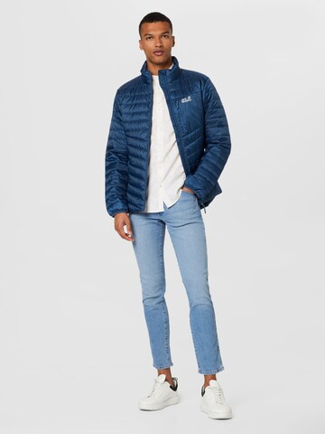 JACK WOLFSKIN Outdoorjas 'ROUTEBURN' in Blauw