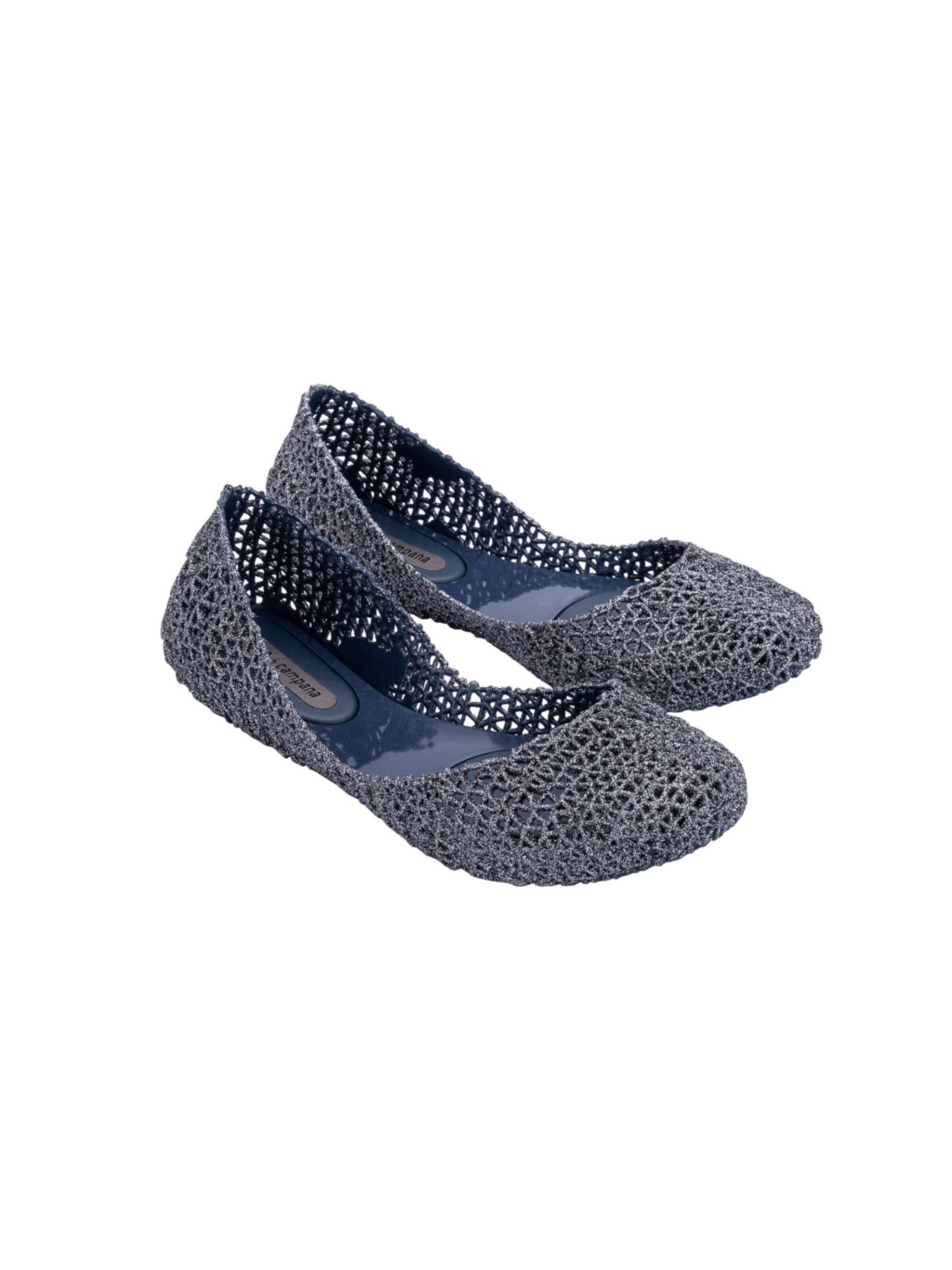 MELISSA Ballerina 'Campana Papel VII' in Blauw