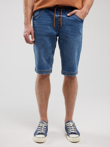 BIG STAR Regular Shorts 'Parker' in Blau: Vorderseite
