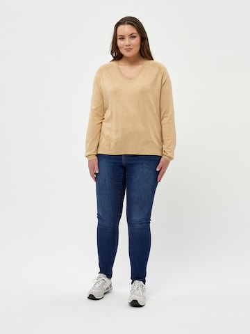 Pullover 'Tana' di Peppercorn in beige: frontale