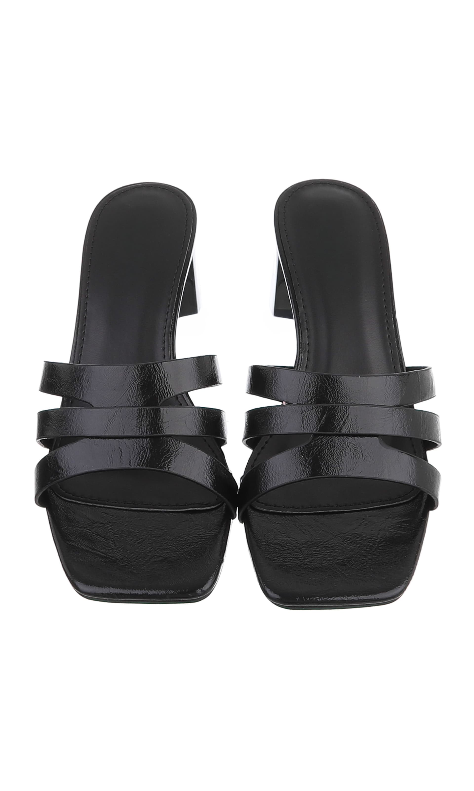 Ital-Design Pantolette in Schwarz