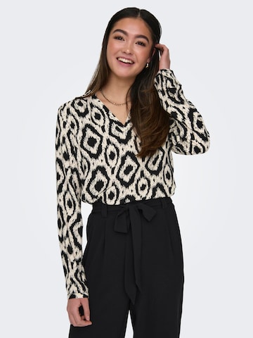 ONLY Blouse 'NOVA' in Zwart: voorkant