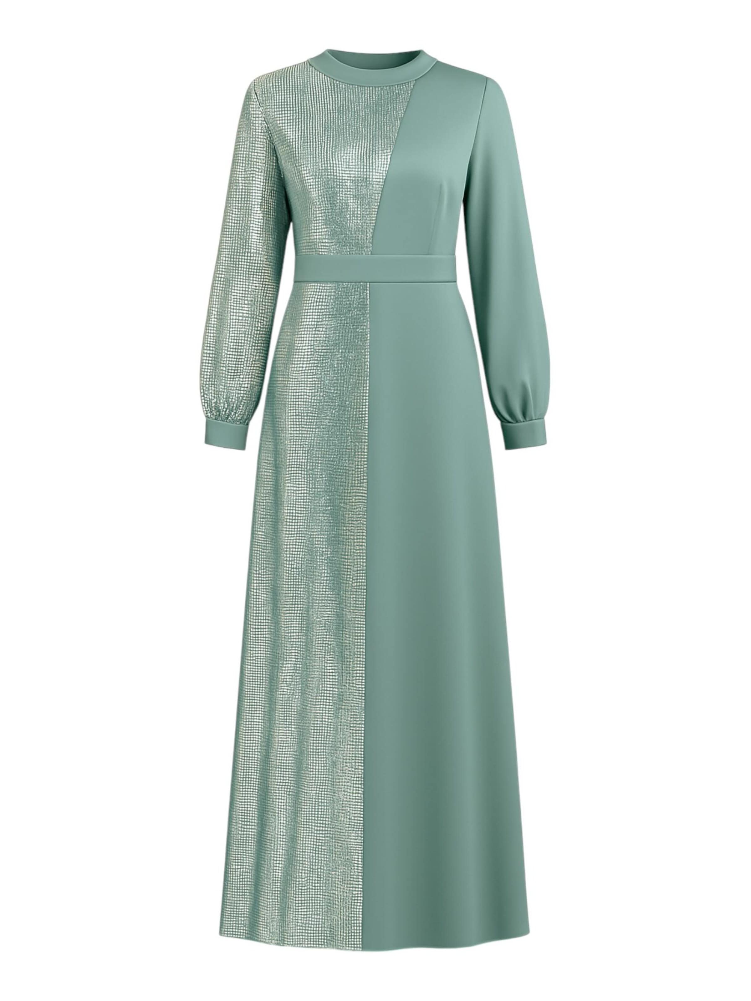 fashionshowcase Abendkleid 'Firuze'‌‌‌‌ in Grün: Vorderseite