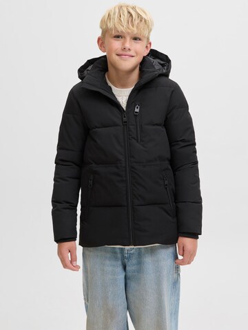 Jack & Jones Junior Vinterjakke i sort: forside