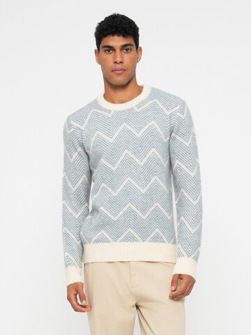 SELECTED Sweter 'SLHRAI' w kolorze niebieski: przód