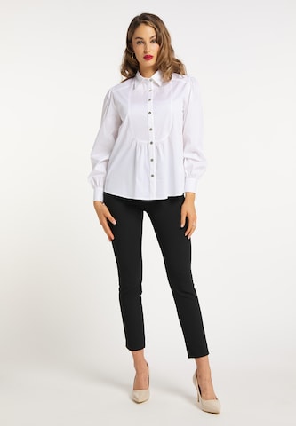 faina - Blusa en blanco