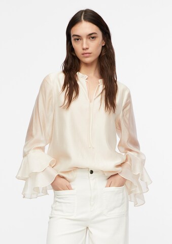COMMA Blouse in Beige: voorkant