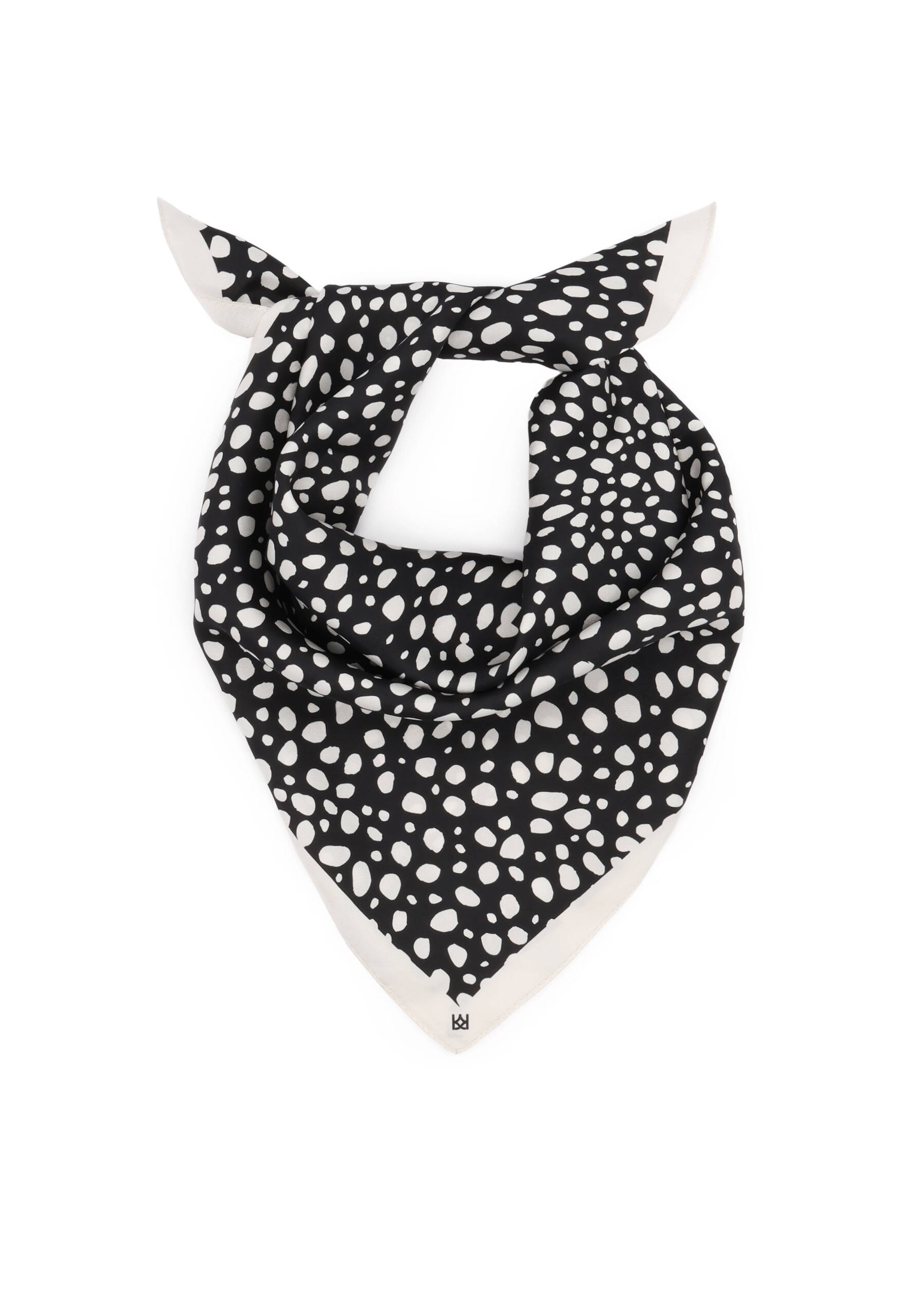 Foulard di Kazar in nero: frontale