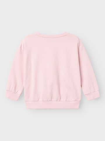 NAME IT Sweatshirt 'VISUS' in Pink