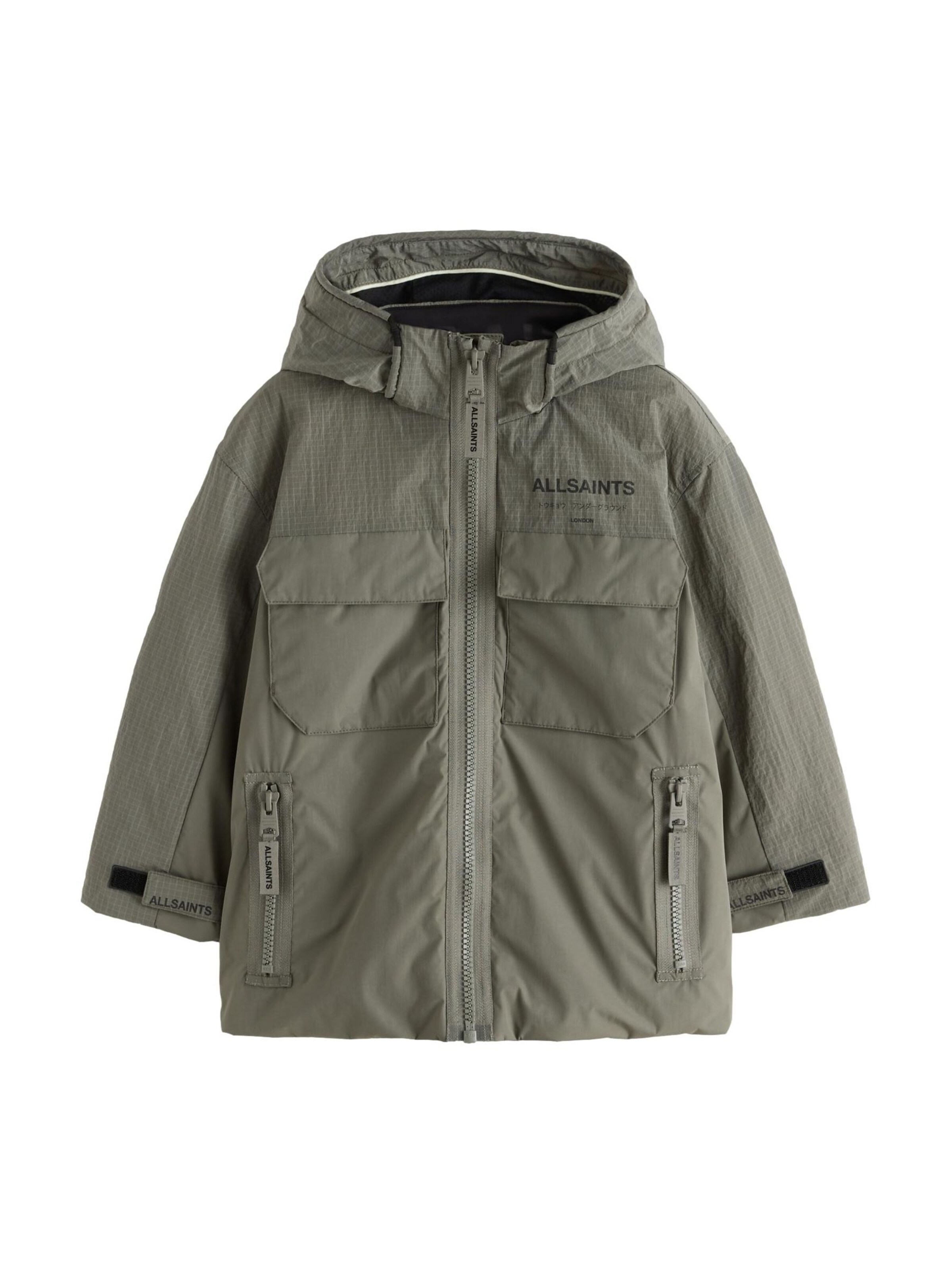 smALLSAINTS - Chaqueta de entretiempo en verde: frente