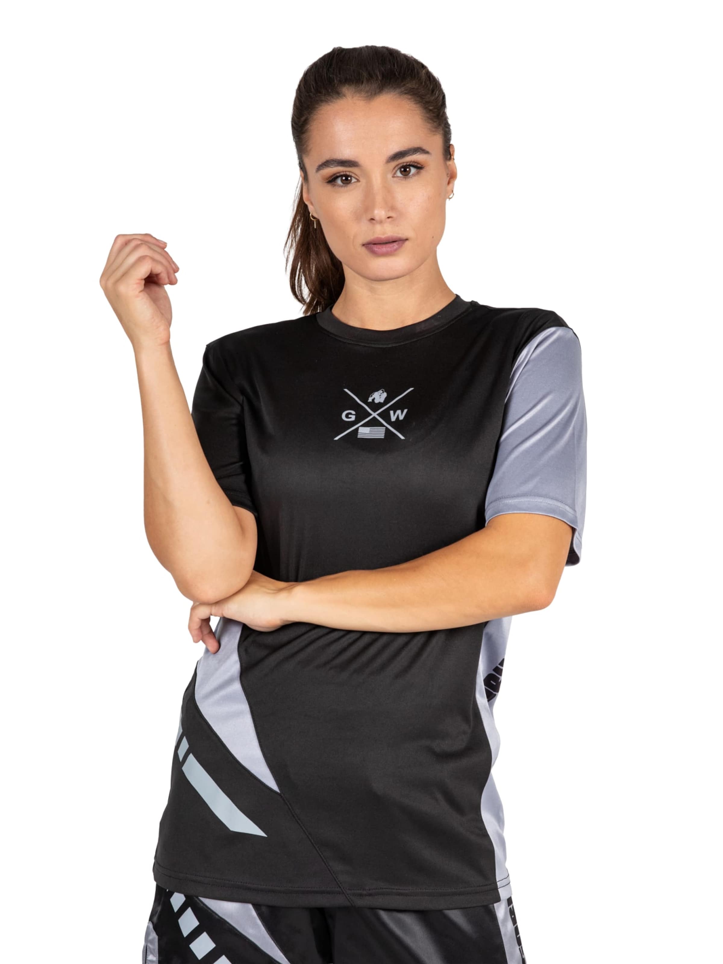 Gorilla Wear Performance shirt 'Hornell ' in Black: front