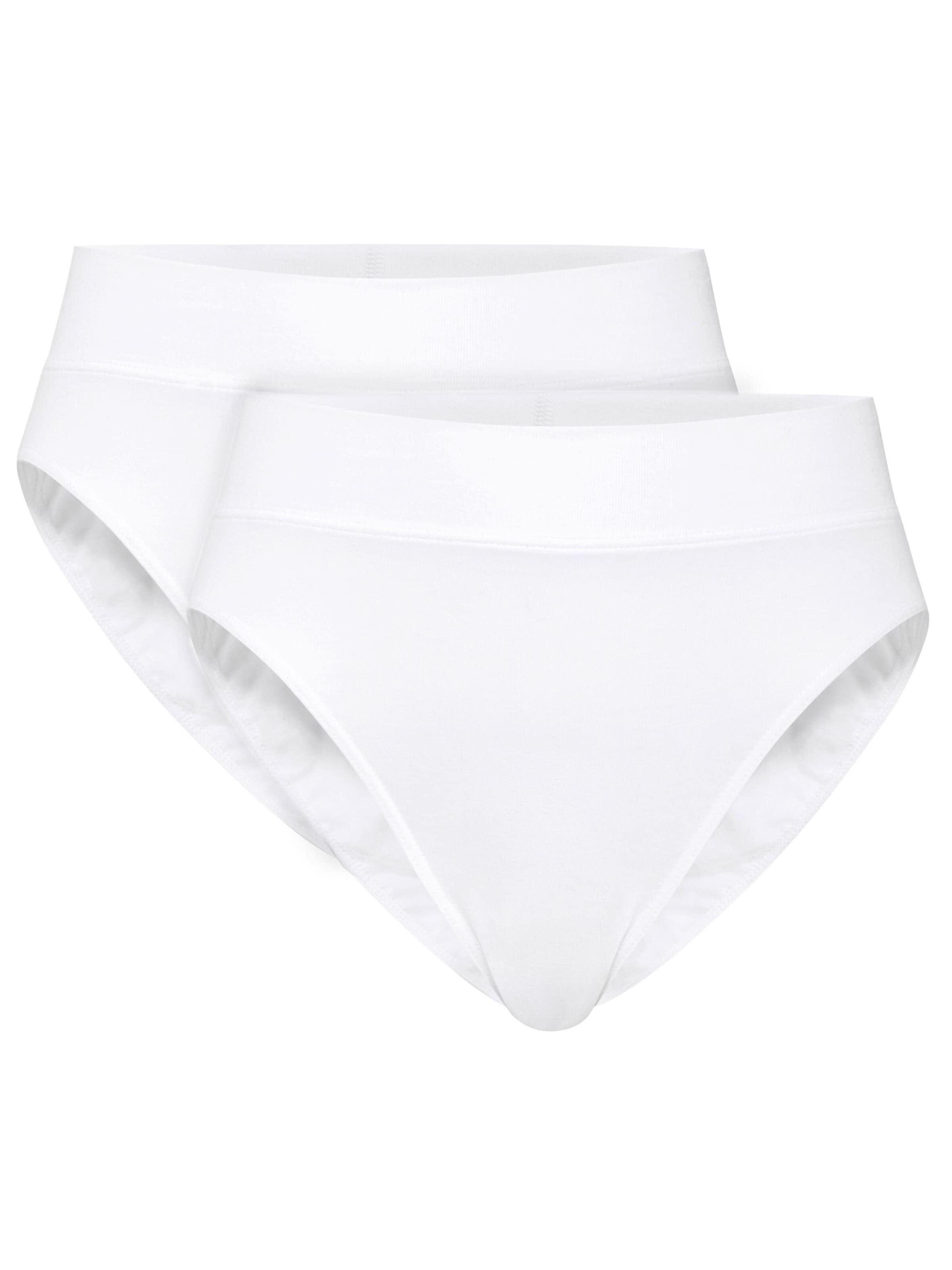 CALIDA Slip 'Elastic Duopack'‌‌‌‌‌‌ in Weiß: Vorderseite