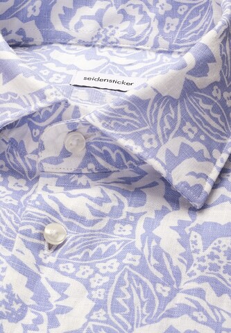 SEIDENSTICKER Comfort fit Overhemd in Blauw