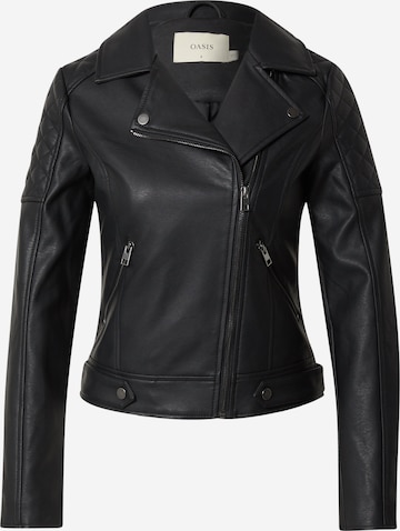 OasisPrijelazna jakna - crna boja: prednji dio