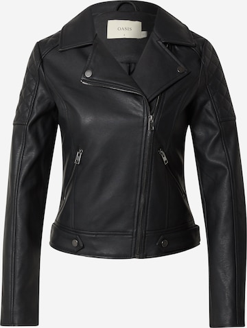 Oasis Between-Season Jacket in Black: front