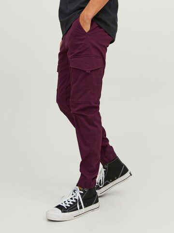 JACK & JONES Slim fit Cargo Pants in Red