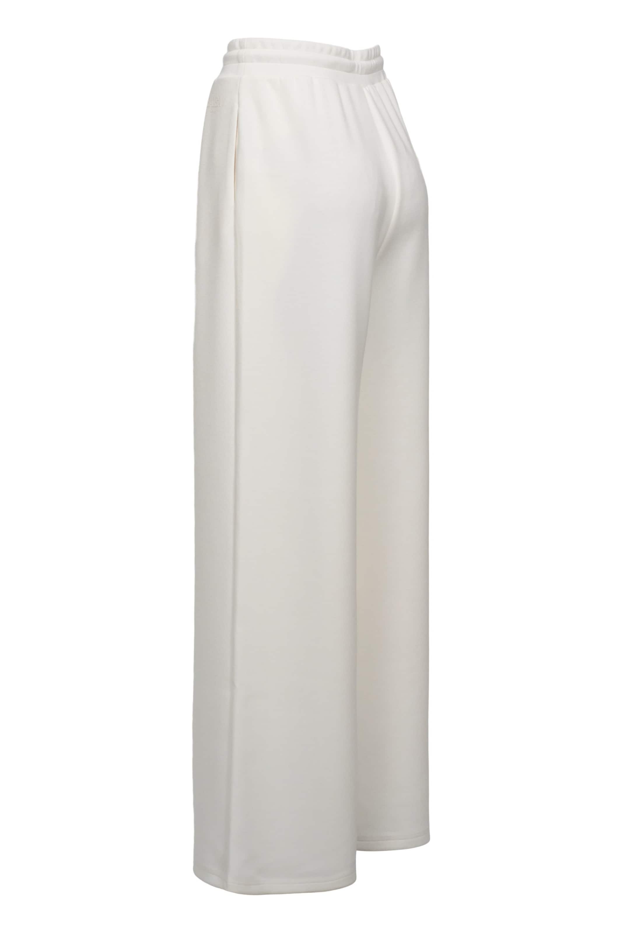 Salsa Jeans Wide leg Pleat-front trousers in White