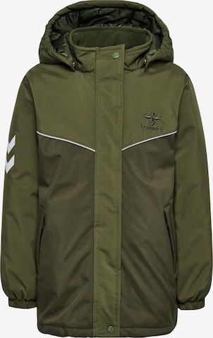 Hummel Performance Jacket in Green: front