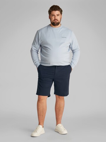 Calvin Klein Big & Tall Szabványos Chino nadrág - kék