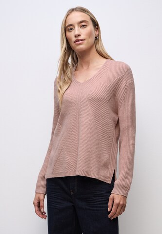 STREET ONE Sweater in Pink: front