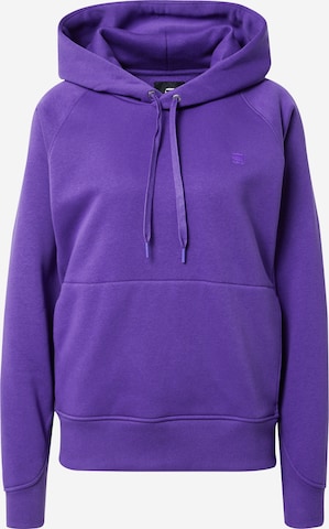 G-Star RAW Sweatshirt 'Premium core 2.0' i lila: framsida