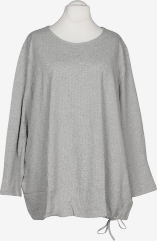 Ulla Popken Langarmshirt 11XL in Grau: Vorderseite