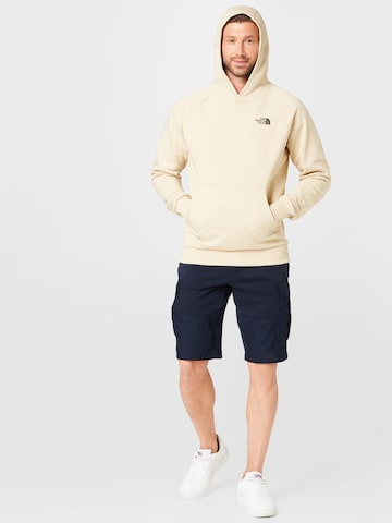 THE NORTH FACE Regular fit Sweatshirt 'Red Box' in Beige