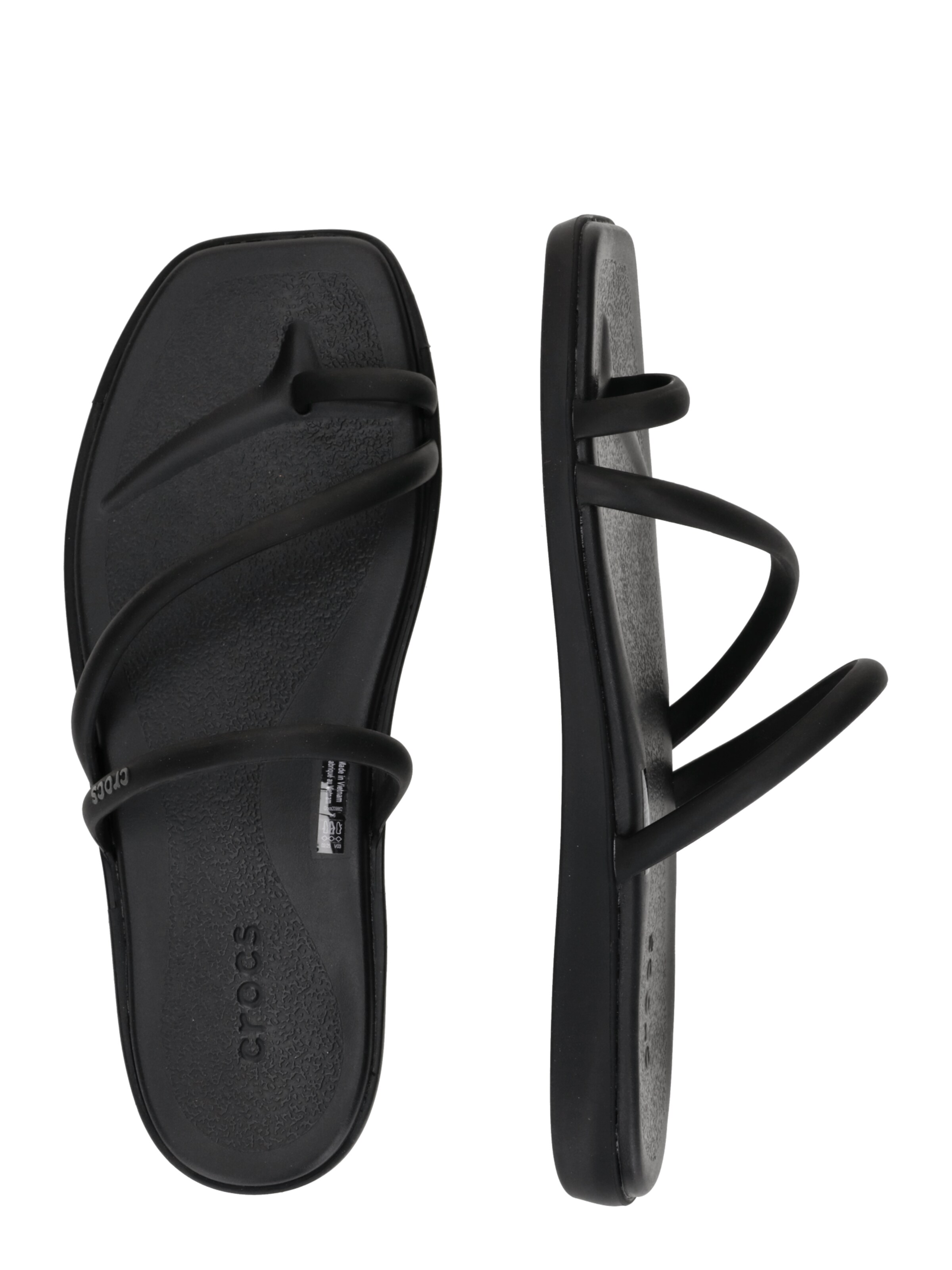 Crocs Босоножки через палец 'Miami' в Черный