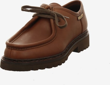 Chaussure à lacets 'Schnürschuh Herren Peppo Echtleder in dunkelblau' MEPHISTO en marron : devant