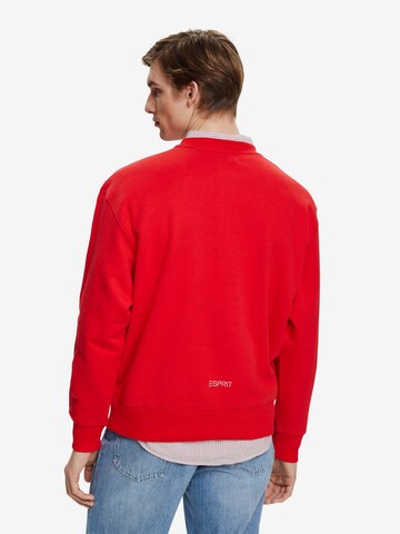 Sweat-shirt ESPRIT en rouge