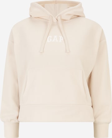 Sweat-shirt Gap Petite en beige : devant