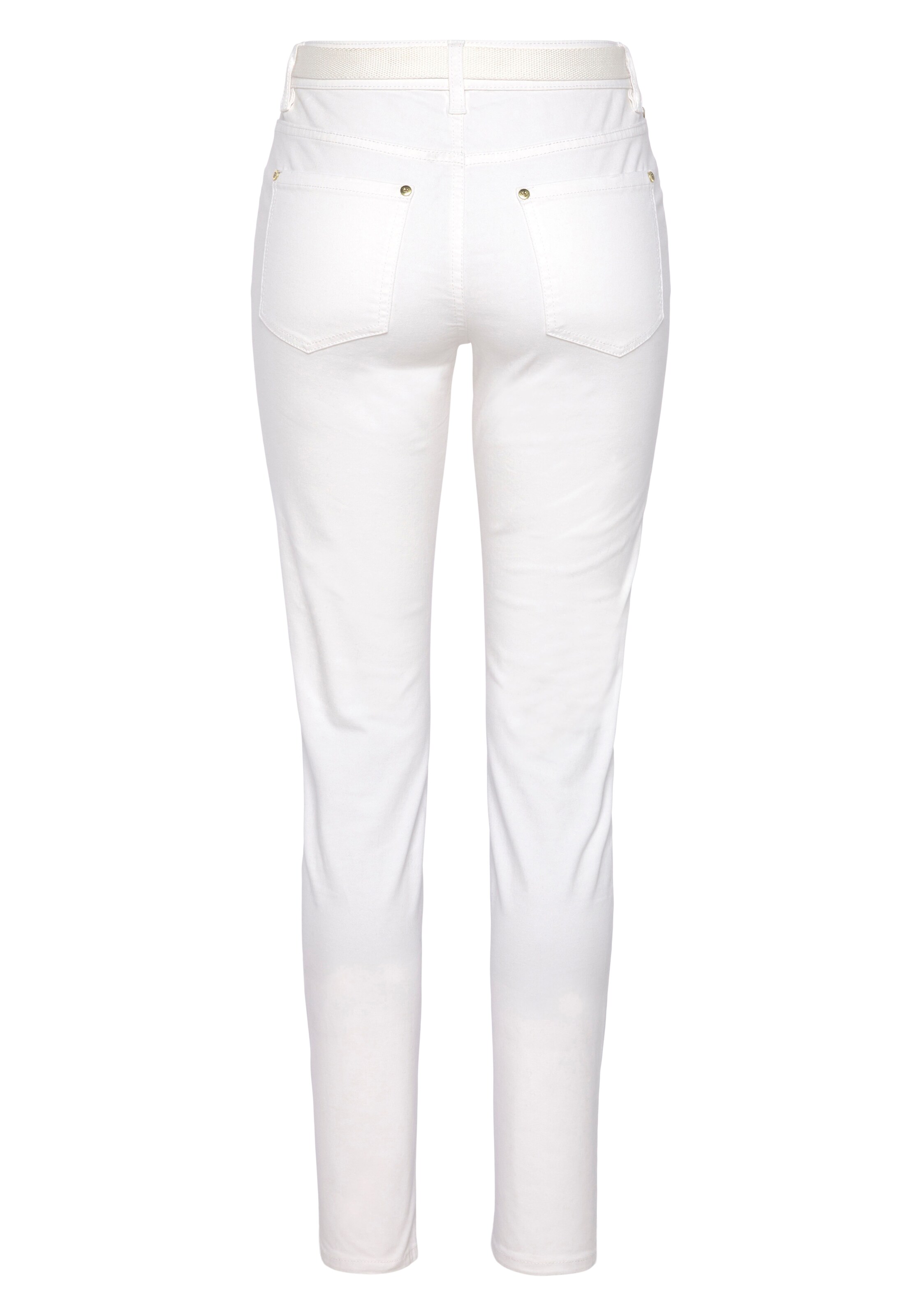 DELMAO Slim fit Jeans in White