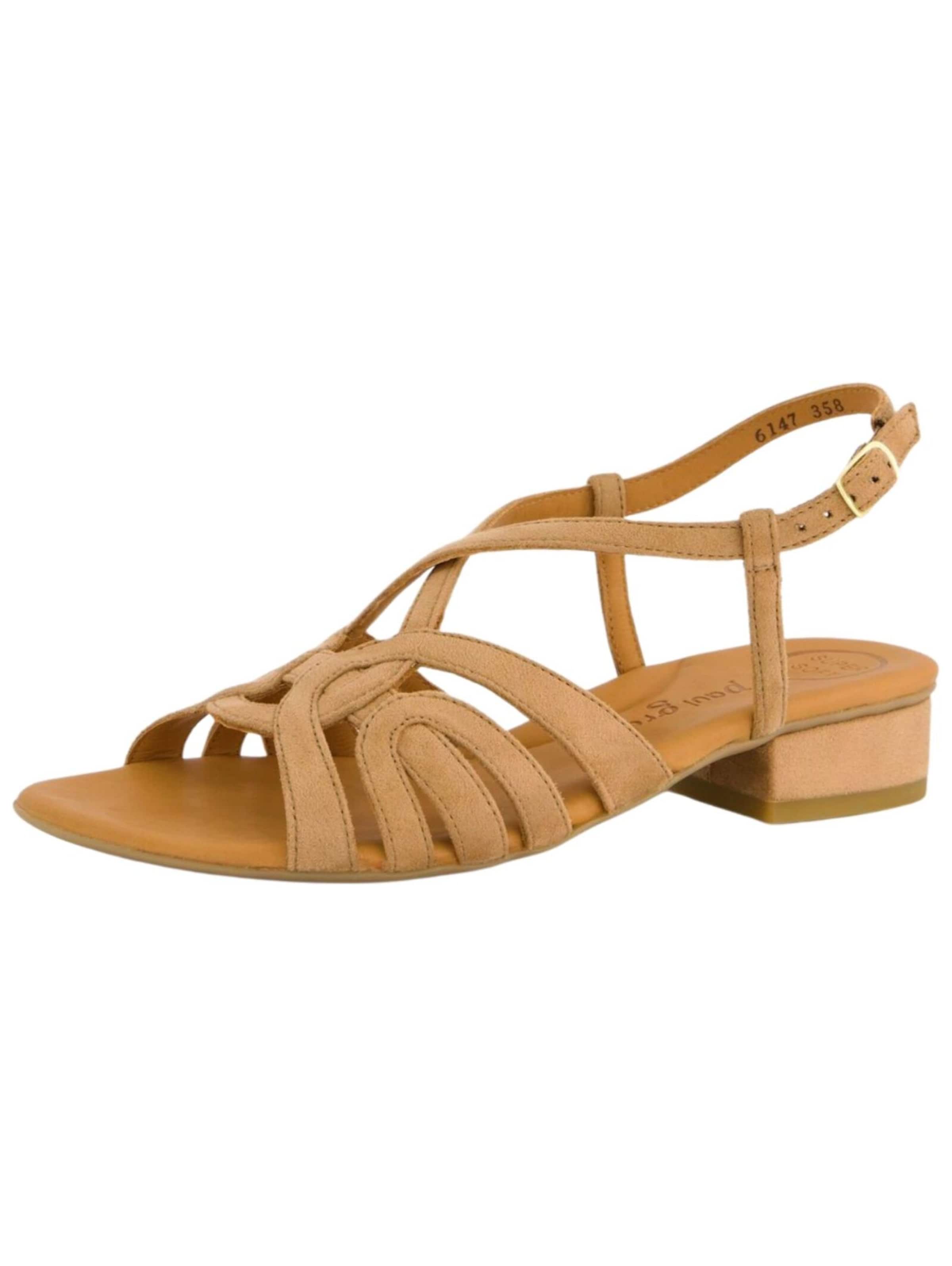 Sandalo con cinturino di Paul Green in marrone: frontale