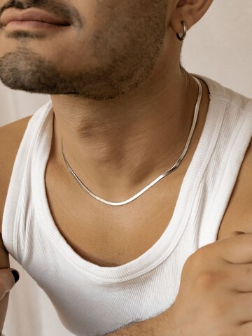 Hey Happiness Ketting 'Viper' in Zilver