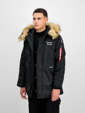 ALPHA INDUSTRIES Winterparka 'N3B Airborne'‌‌‌‌ in Schwarz