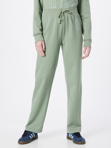 GAP regular Παντελόνι σε πράσινο: μπροστά