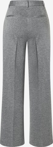 MORE & MORE Wide leg Pleat-Front Pants in Grey