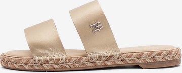 TOMMY HILFIGER Mules in Gold