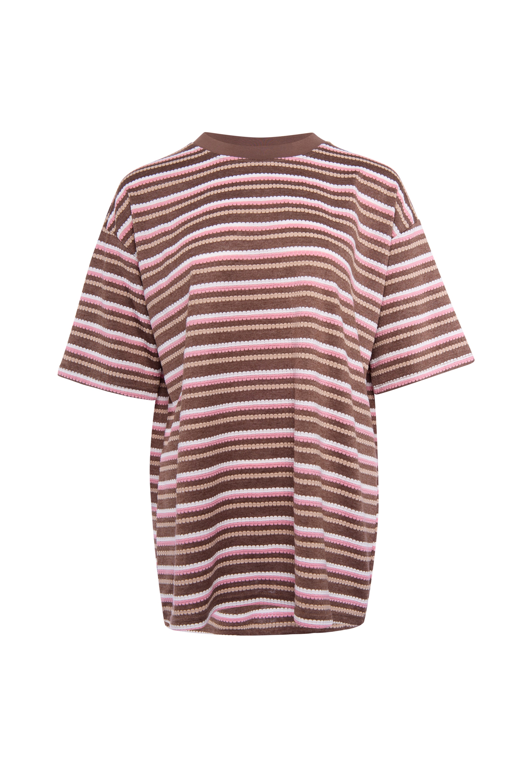 MYMO T-Shirt in Braun: Vorderseite
