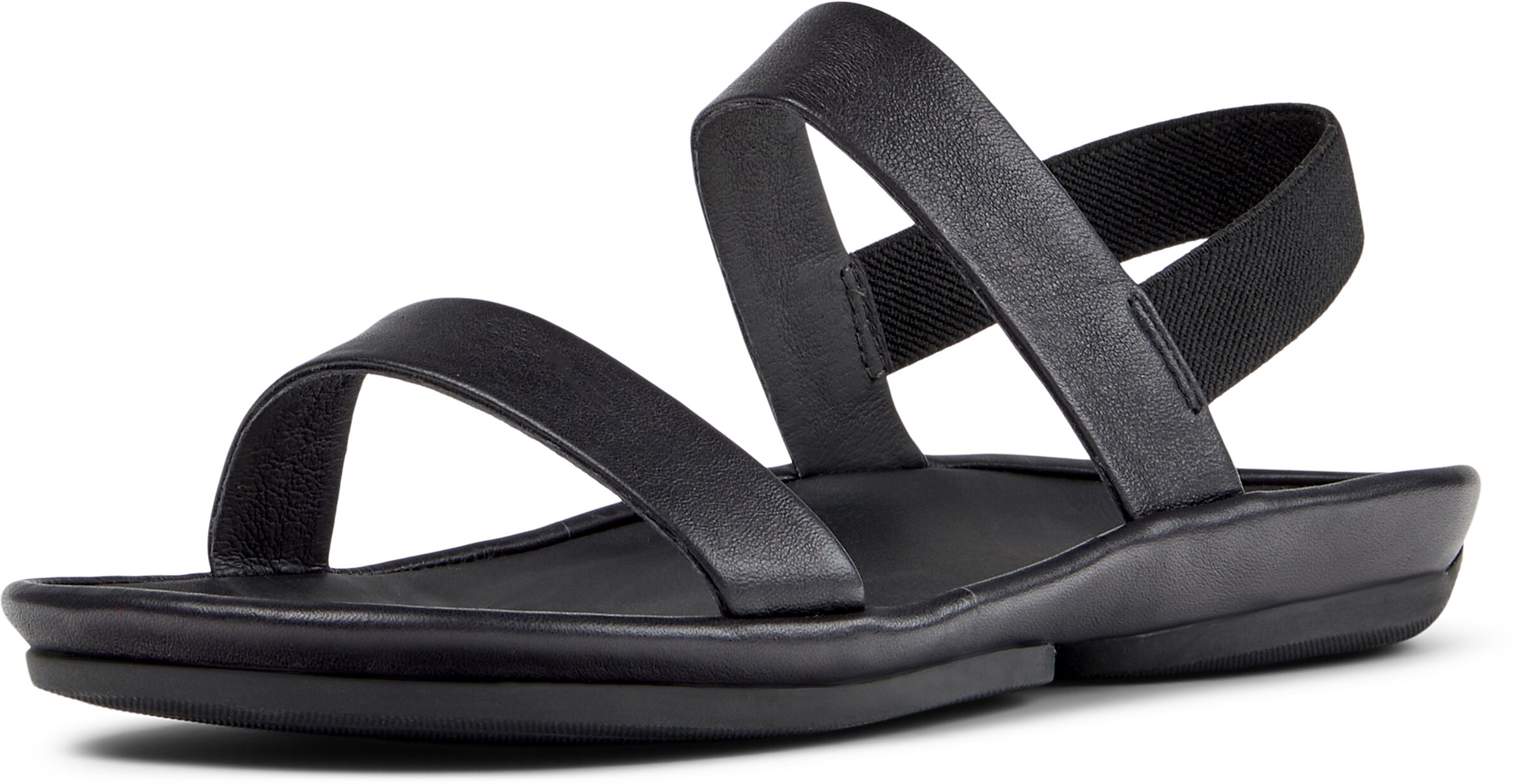 CAMPER Strap sandal ' Right Isla ' in Black: front